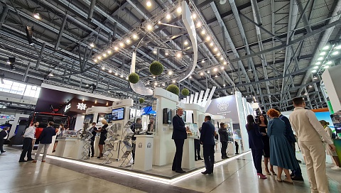 Стенд Краснодарского края на XII Международной промышленной выставке «Иннопром-2022»